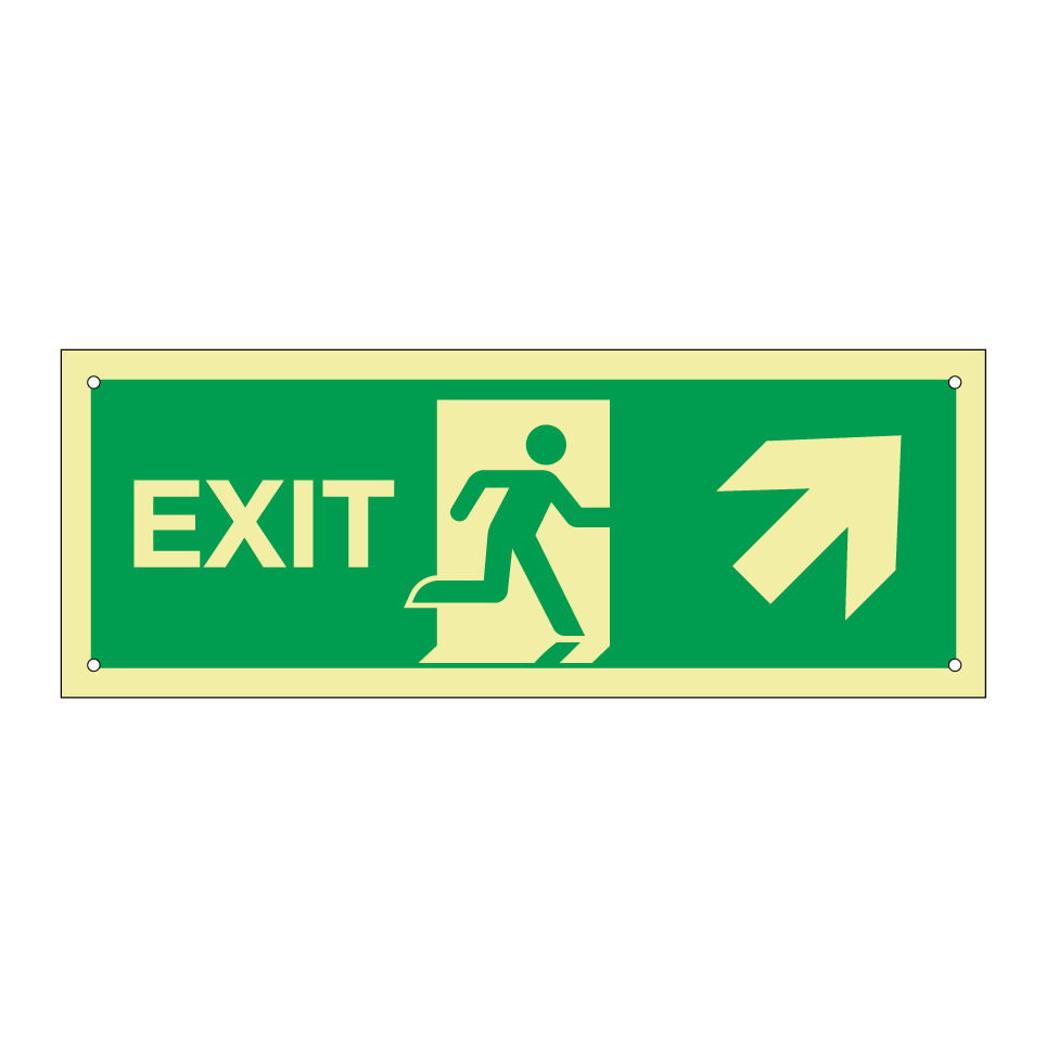 Exit up right