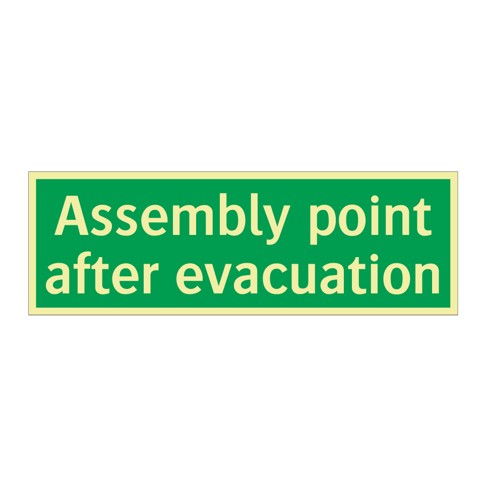 Assembly point after evacuation