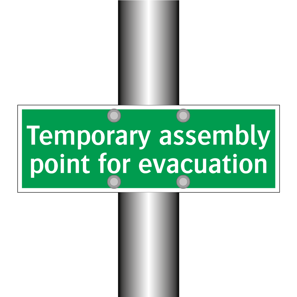 Temporary assembly point for evacuation