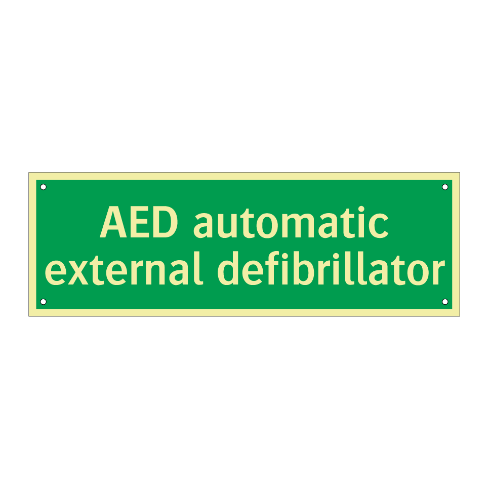 AED automatic external defibrillator
