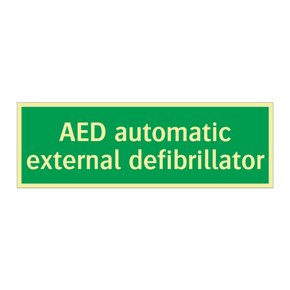 AED automatic external defibrillator