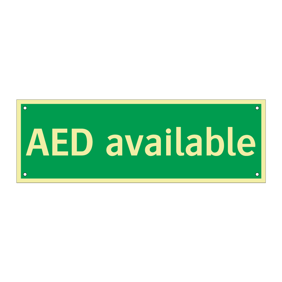 AED available