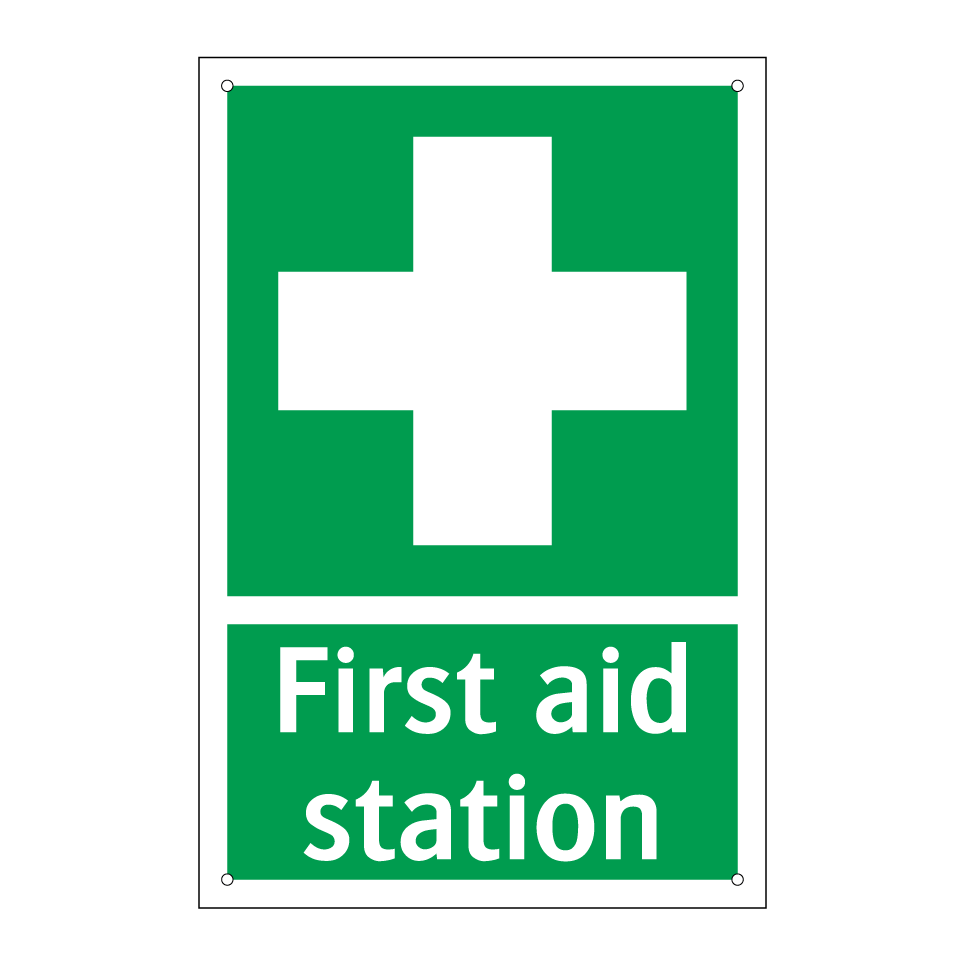 First aid station