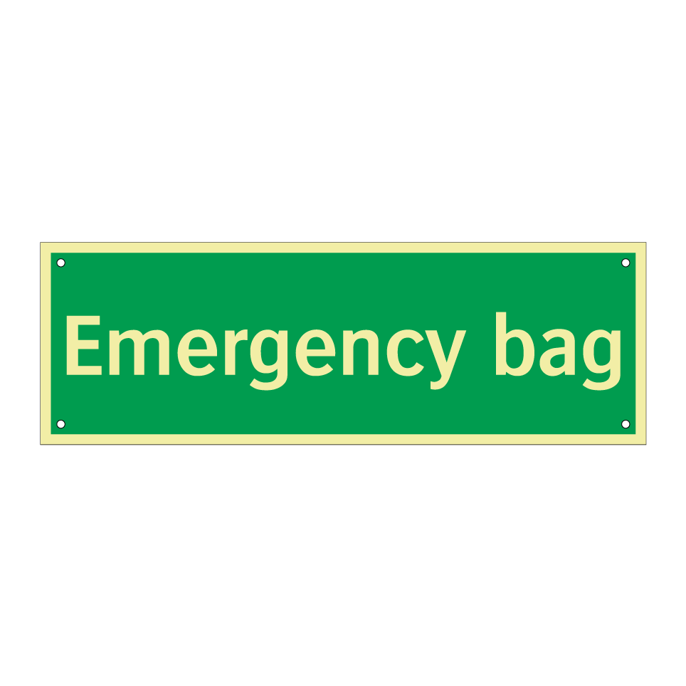 Emergency bag