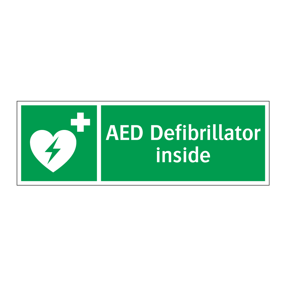 AED Defibrillator inside