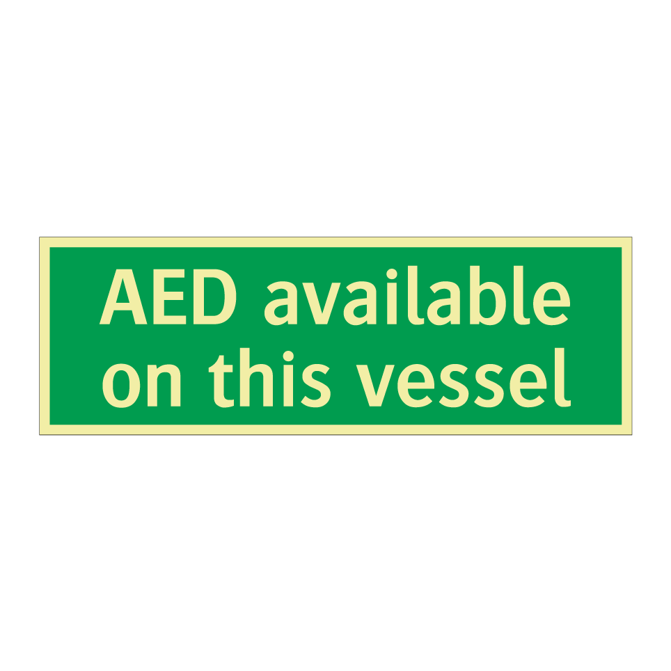 AED available on this vessel