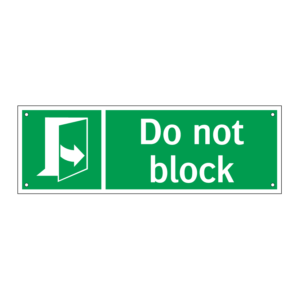 Do not block