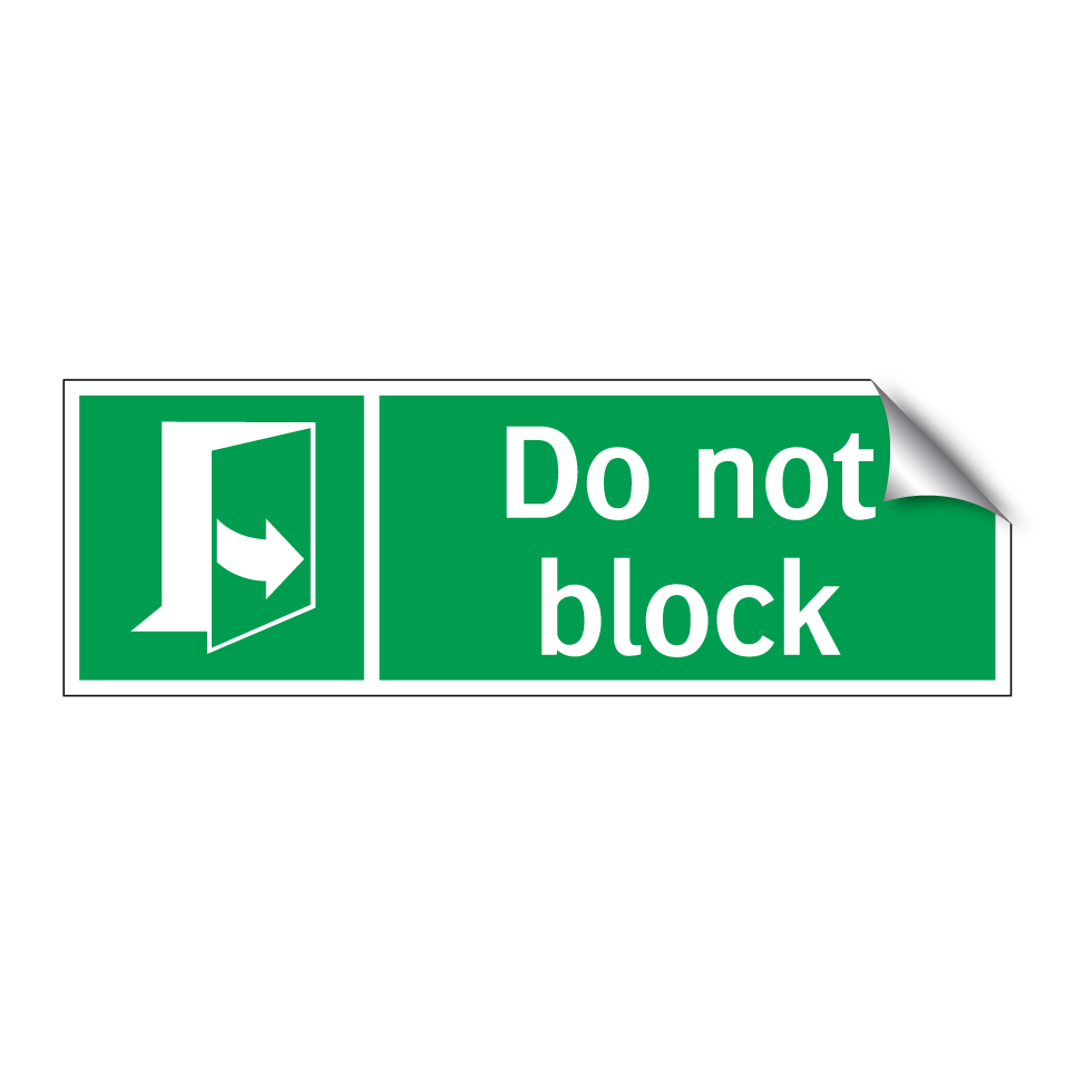 Do not block