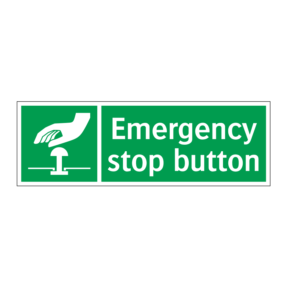 Emergency stop button