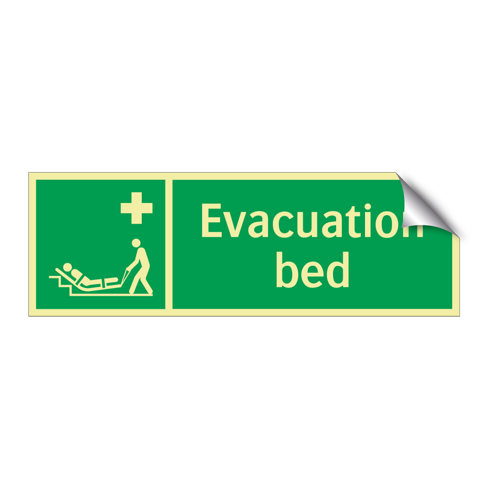 Evacuation bed