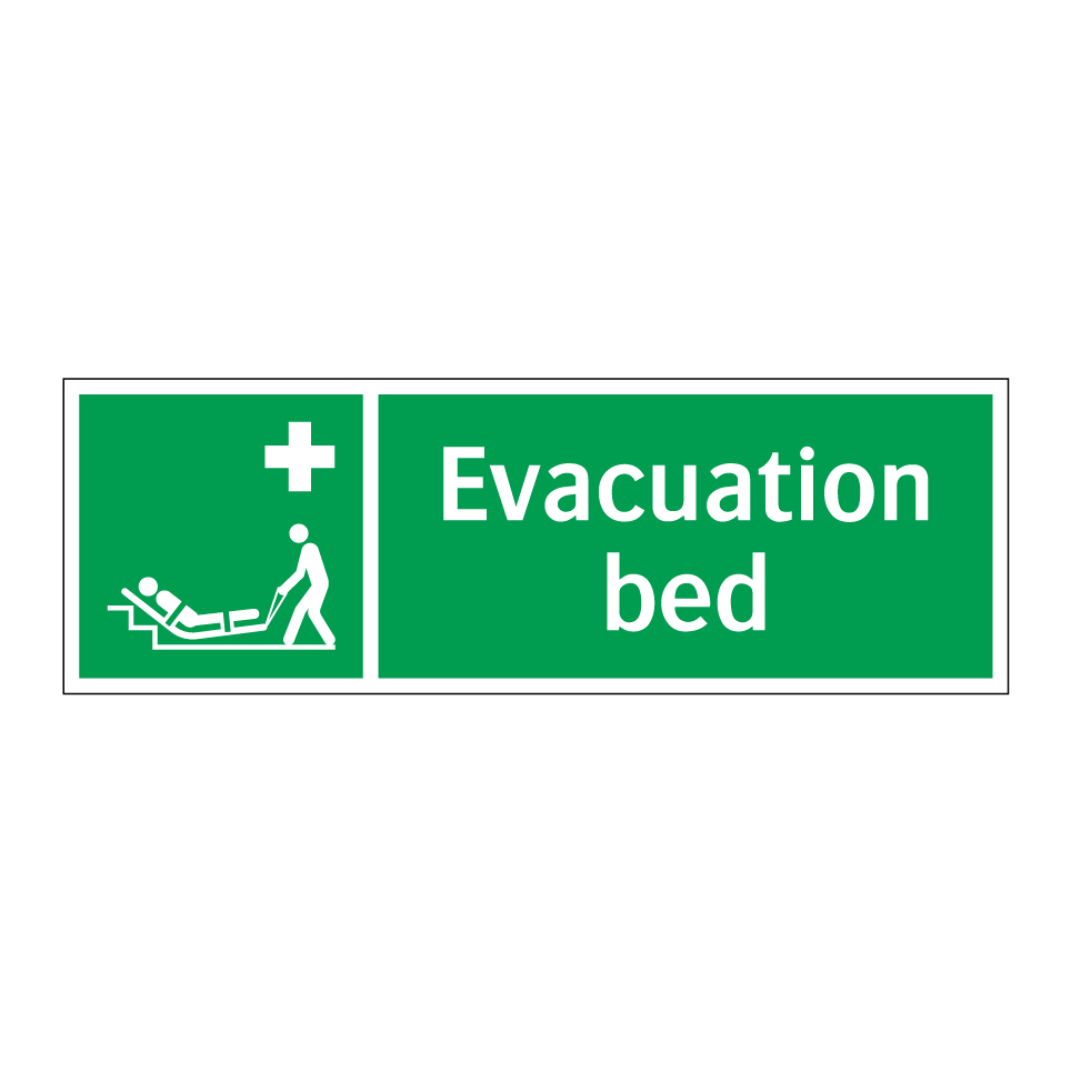 Evacuation bed