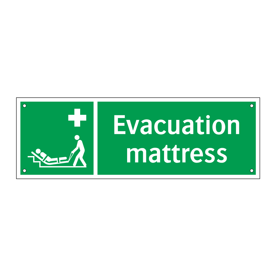 Evacuation mattress