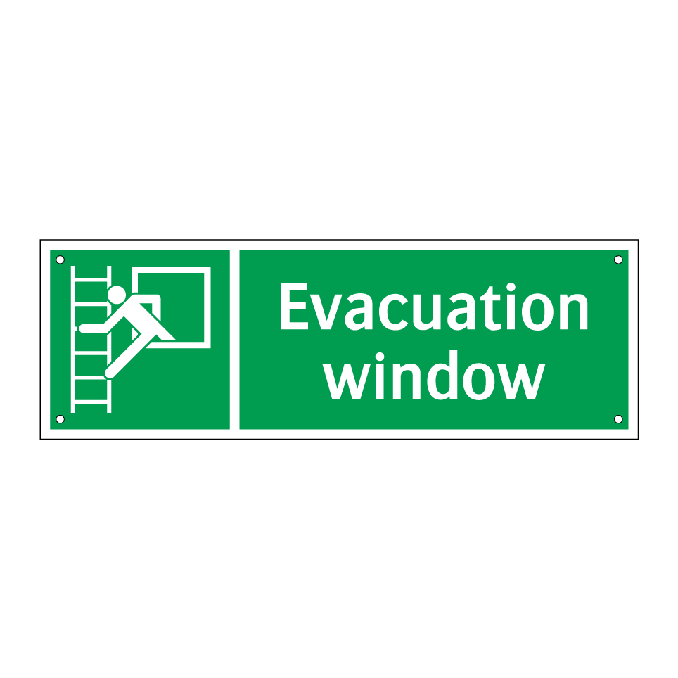 Evacuation window