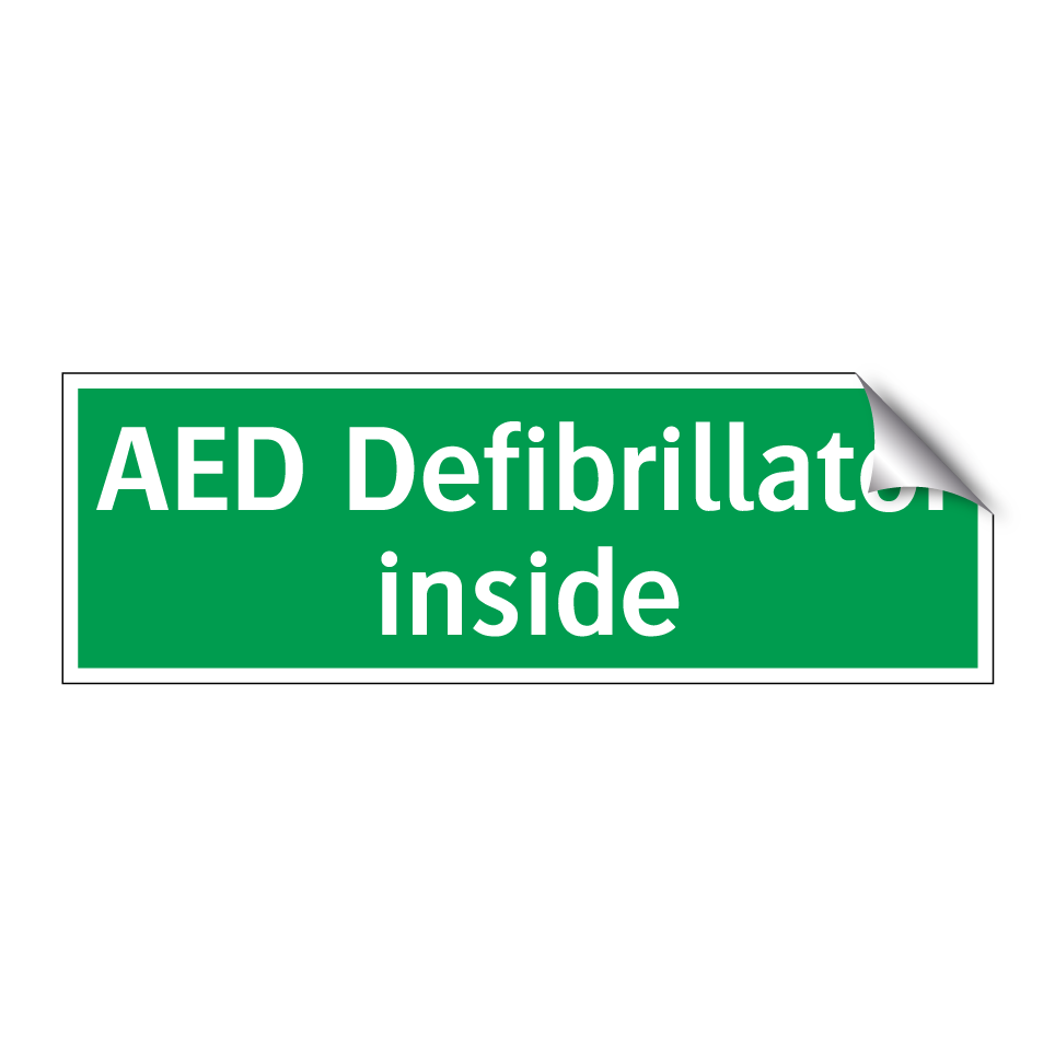 AED Defibrillator inside