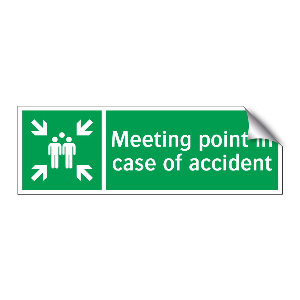 Meeting point in case of accident