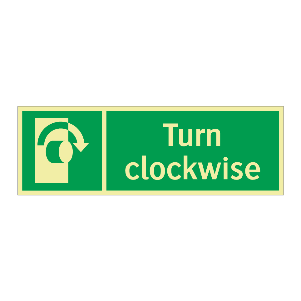 Turn clockwise
