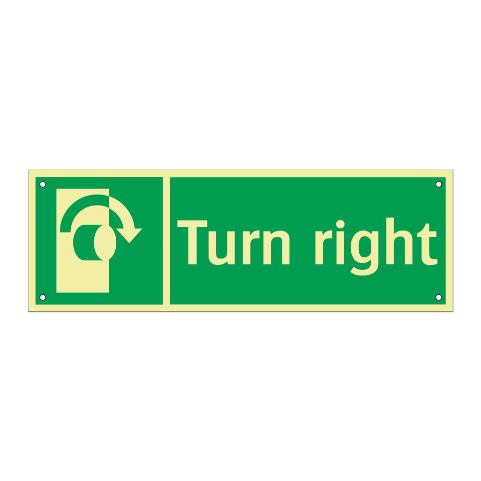 Turn right