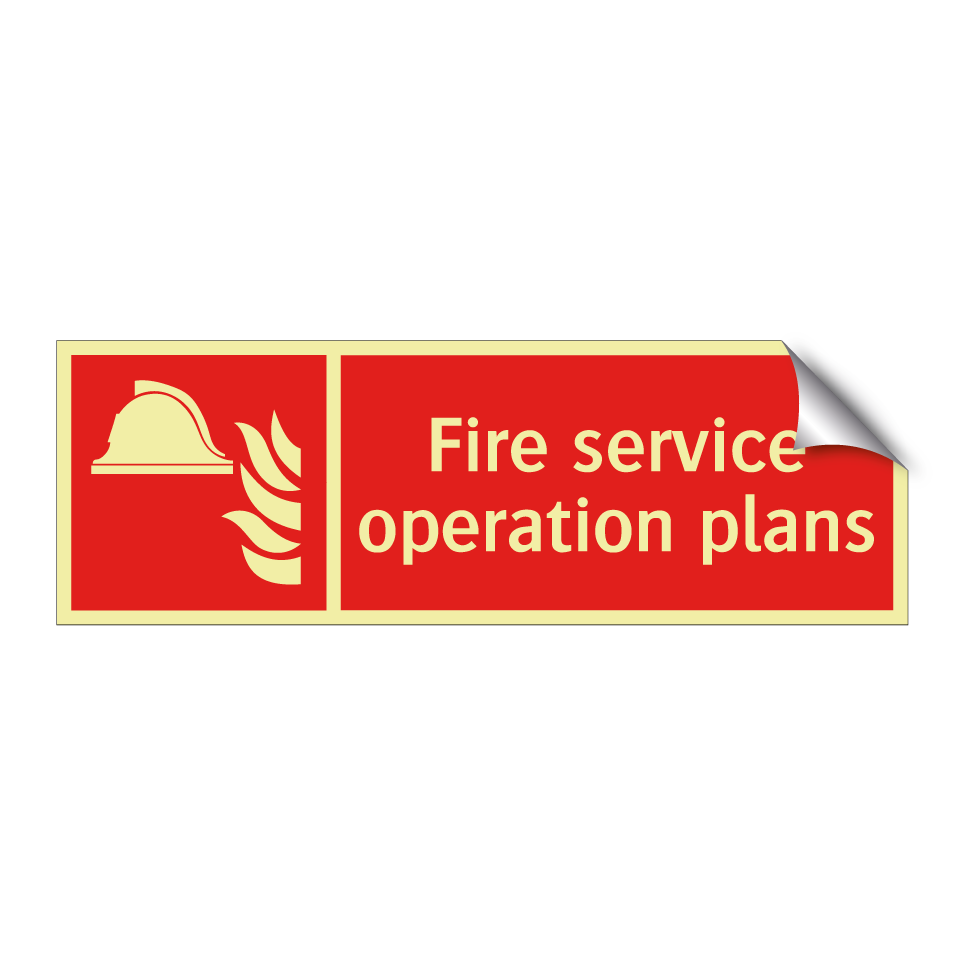 Fire service operation plans