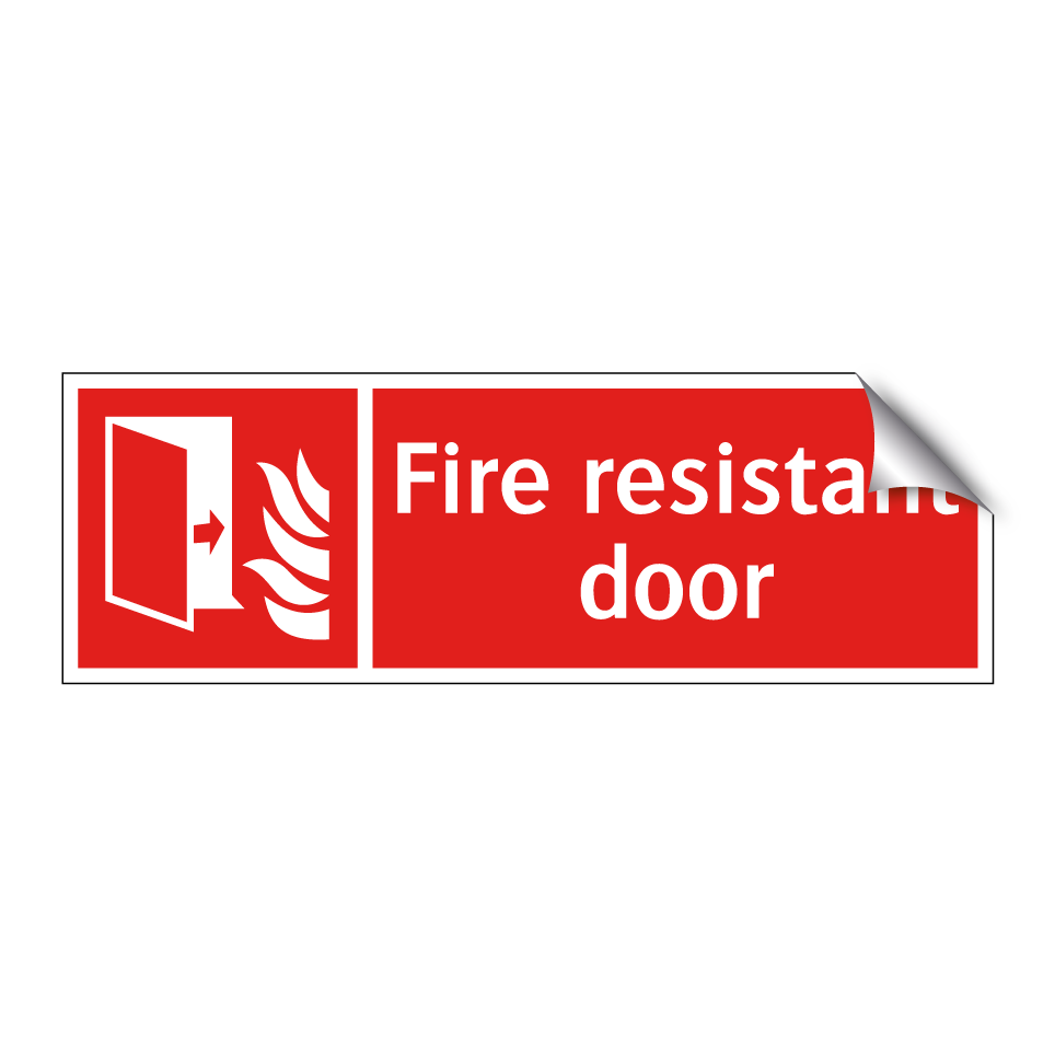 Fire resistant door