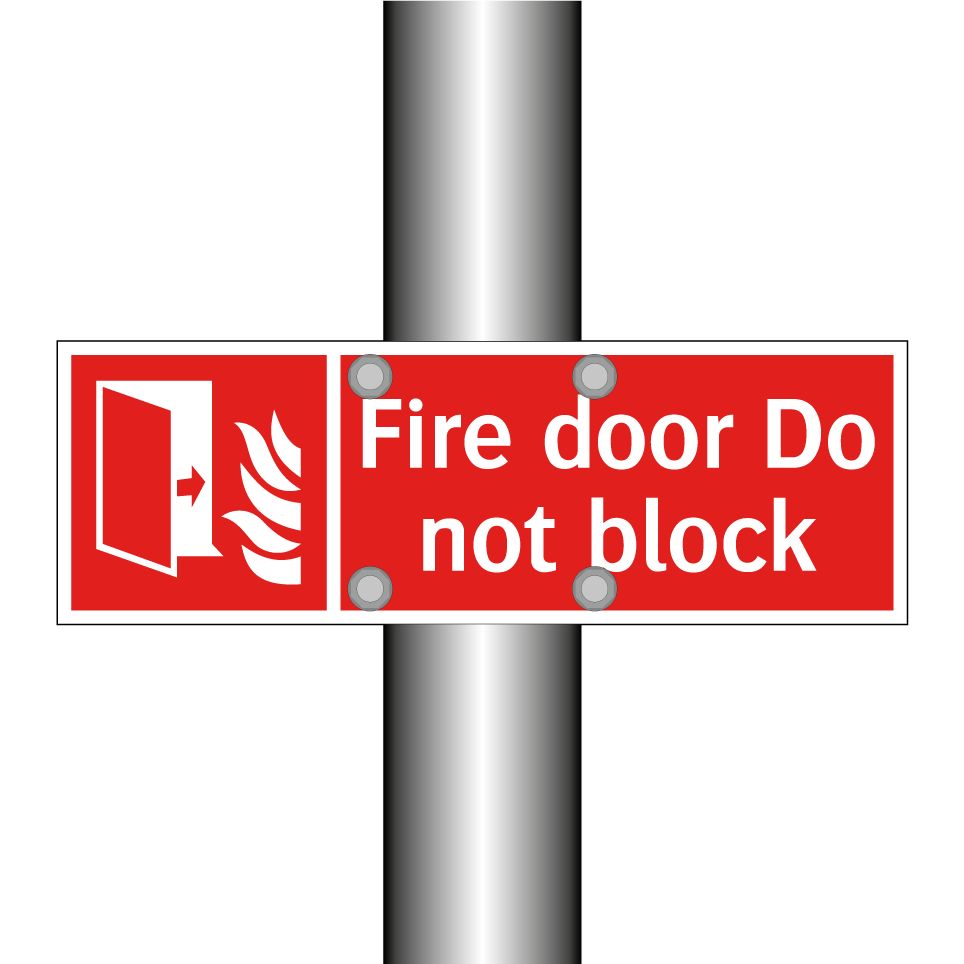Fire door Do not block
