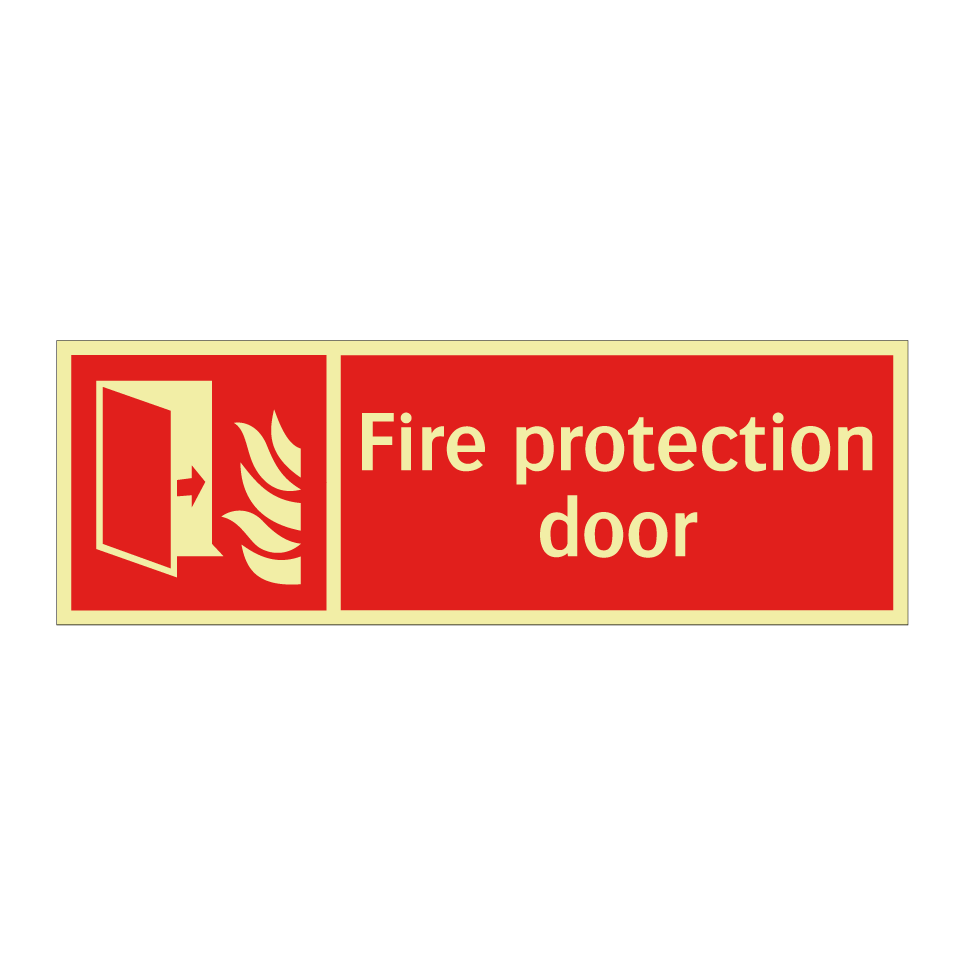 Fire protection door