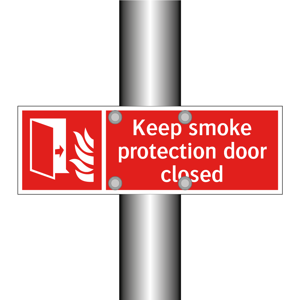 Keep smoke protection door closed