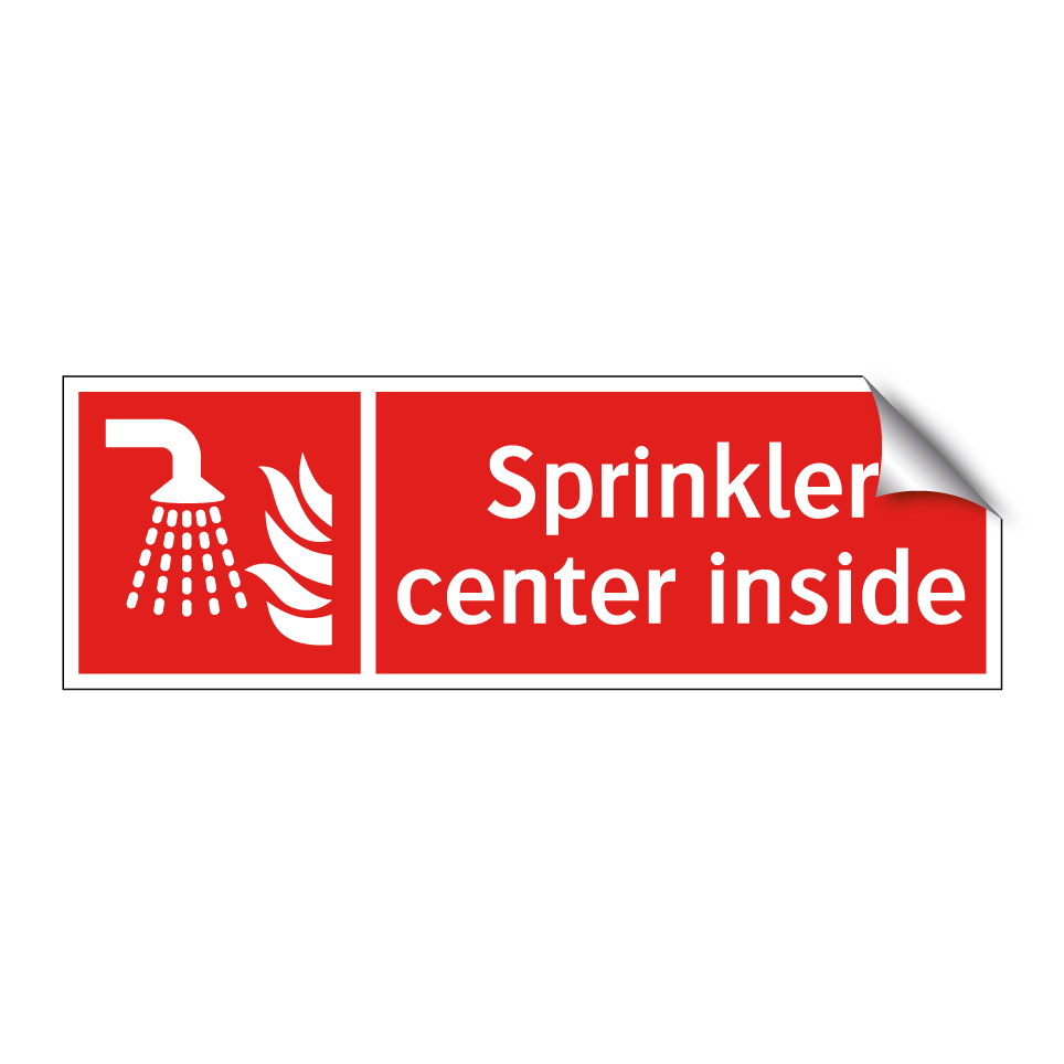 Sprinkler center inside