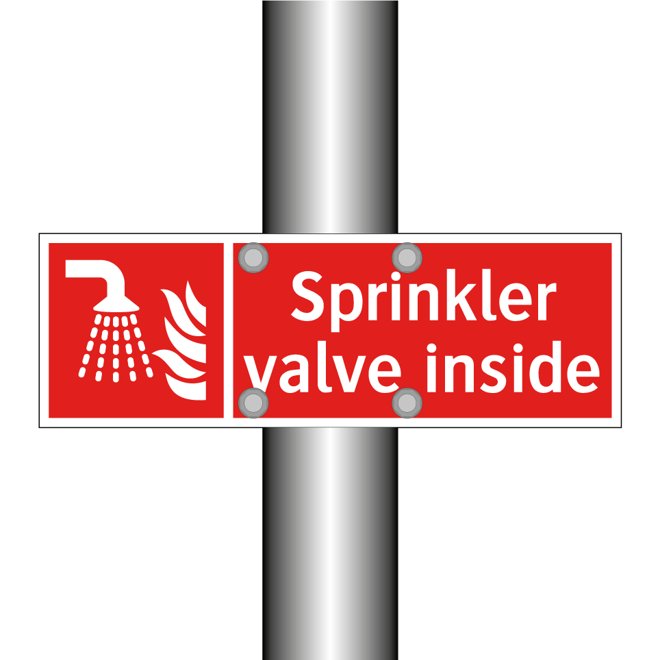 Sprinkler valve inside