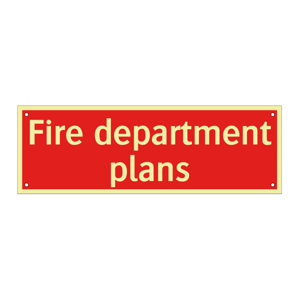 Fire department plans