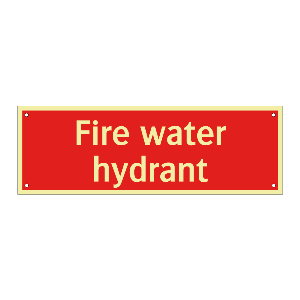 Fire water hydrant