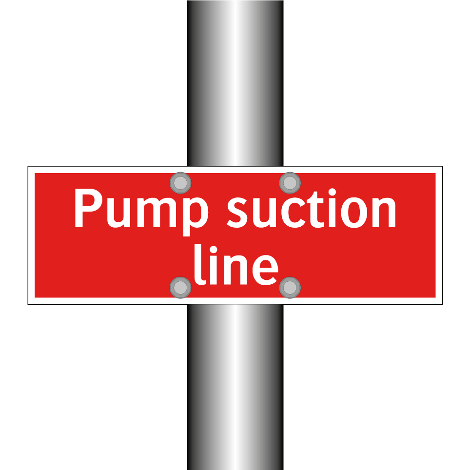 Pump suction line