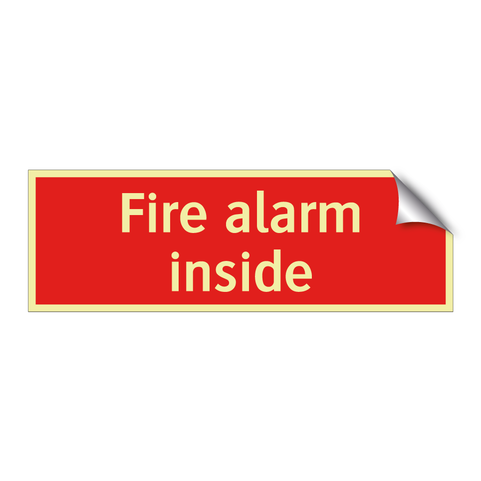 Fire alarm inside