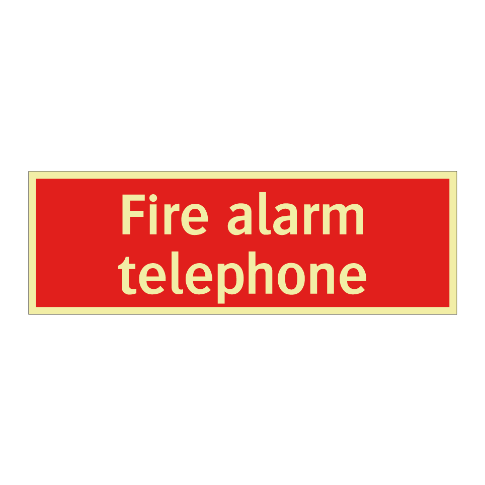 Fire alarm telephone