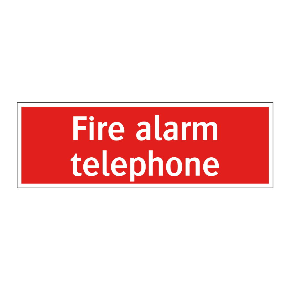 Fire alarm telephone