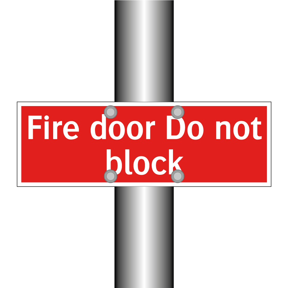 Fire door Do not block