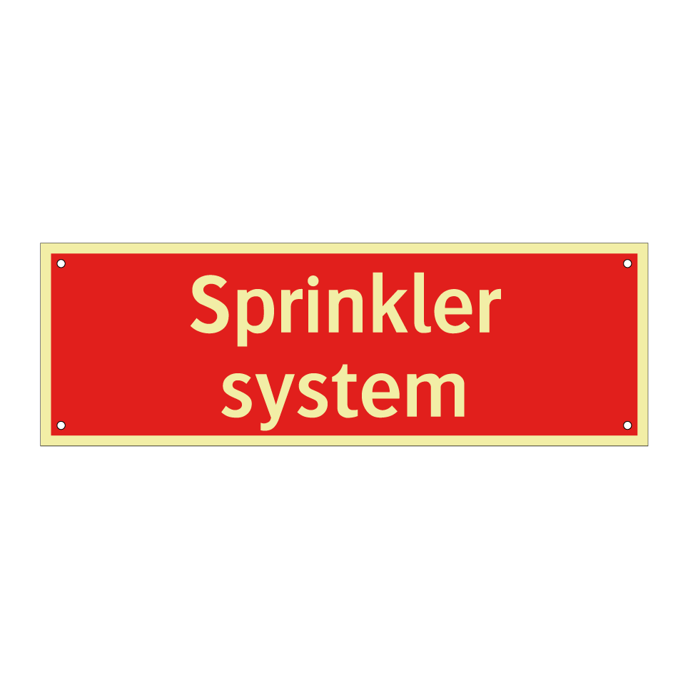 Sprinkler system