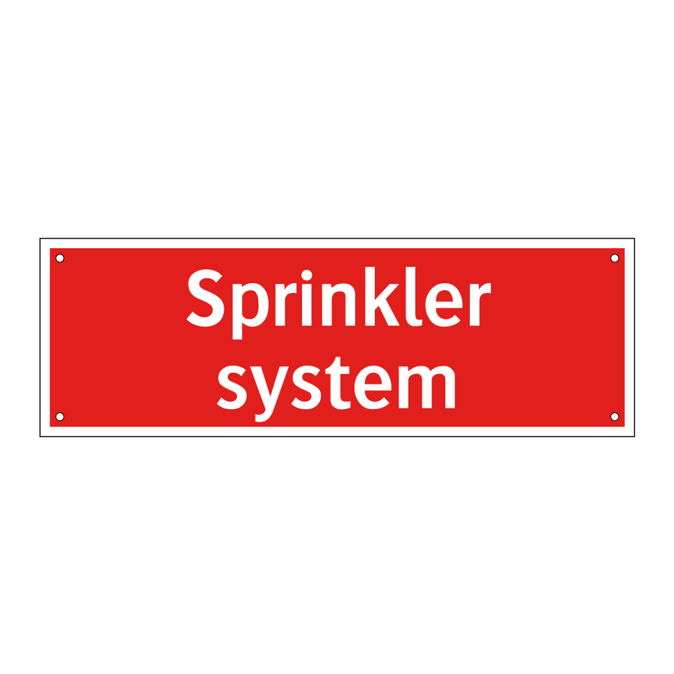 Sprinkler system