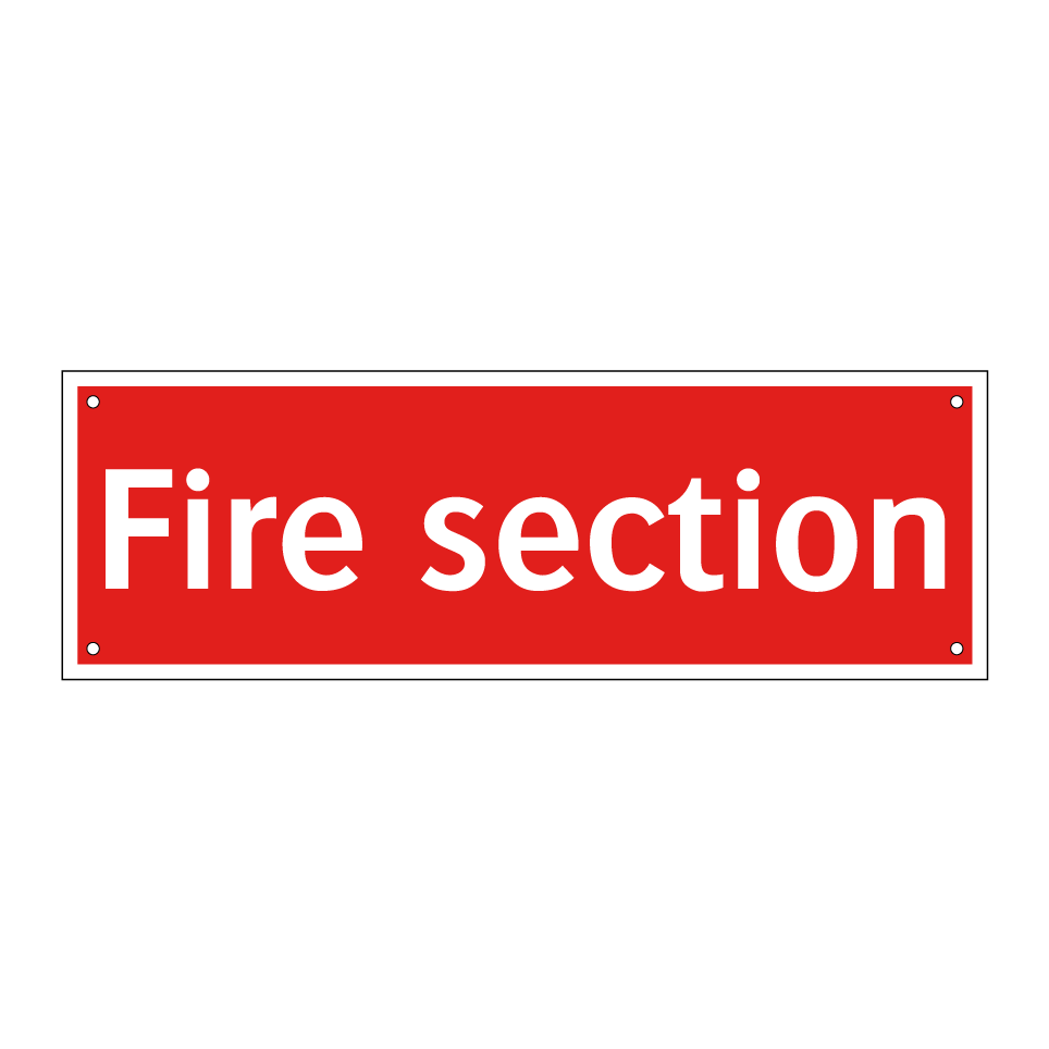 Fire section