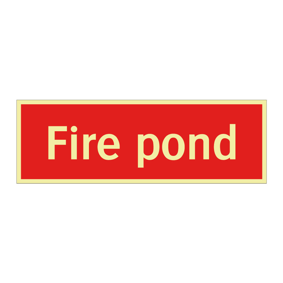 Fire pond