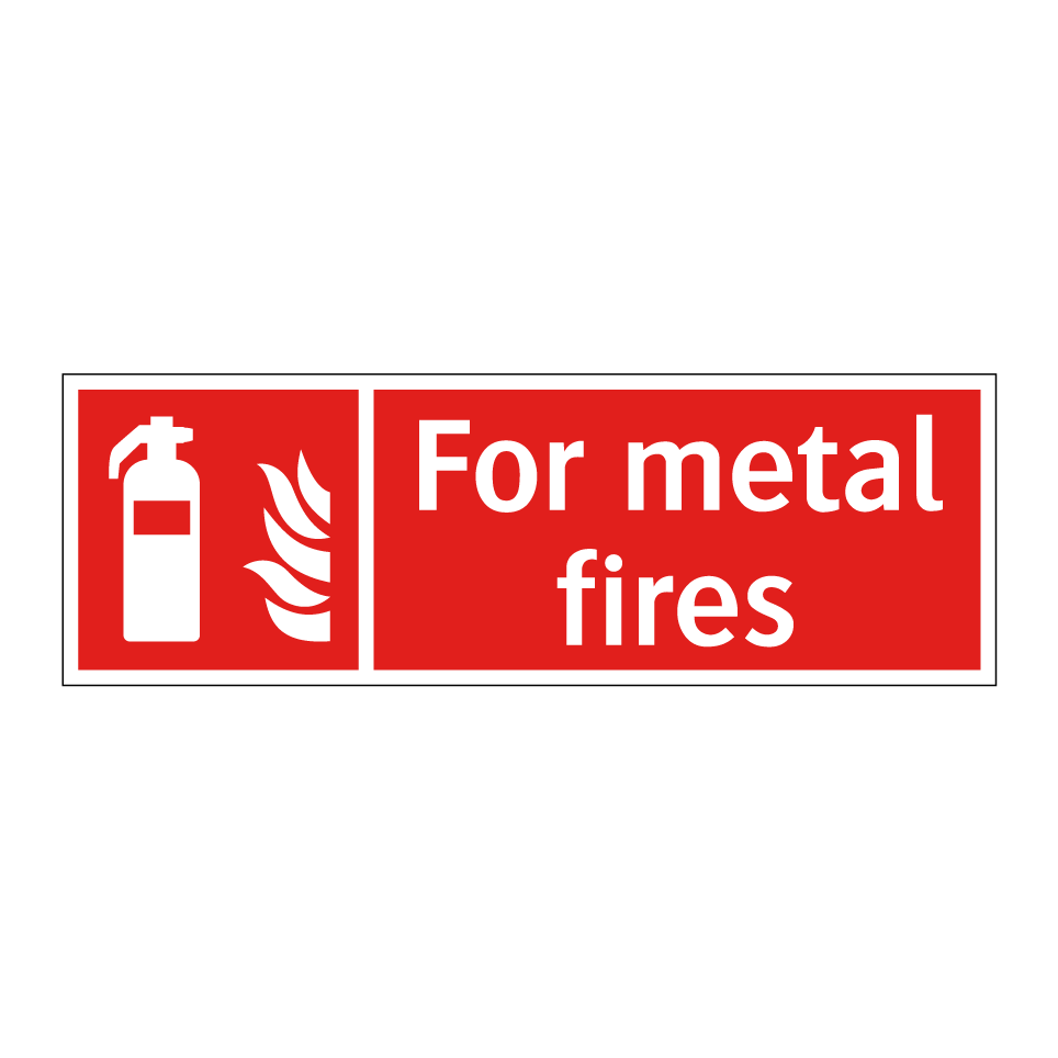 For metal fires