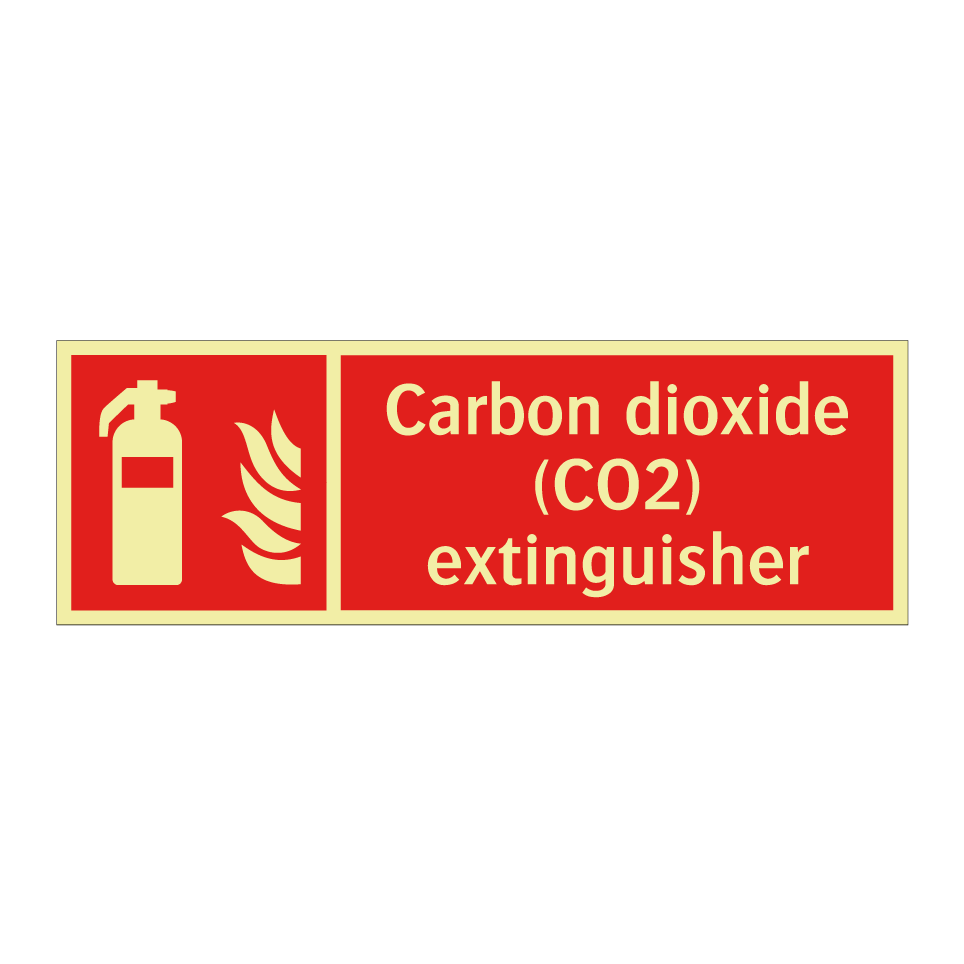 Carbon dioxide (CO2) extinguisher