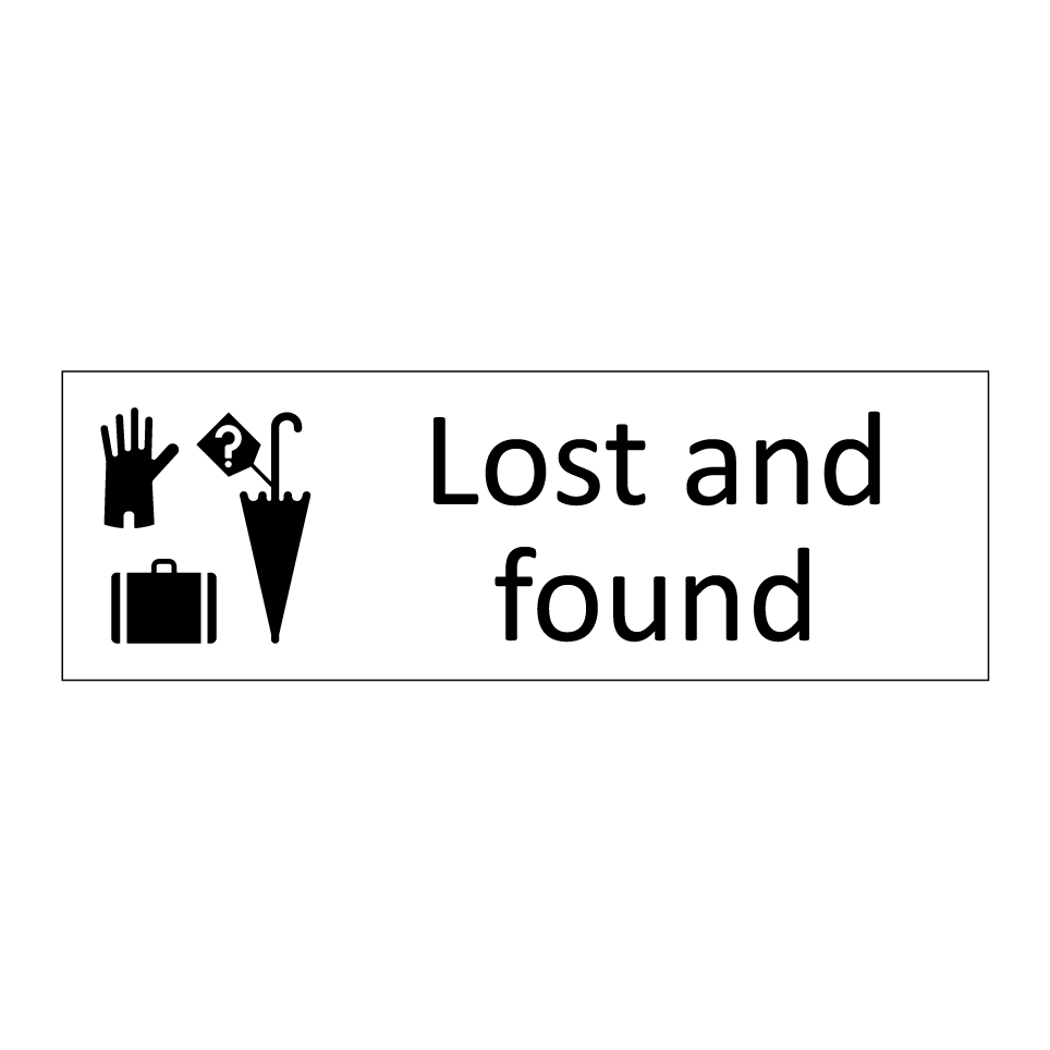 Lost and found