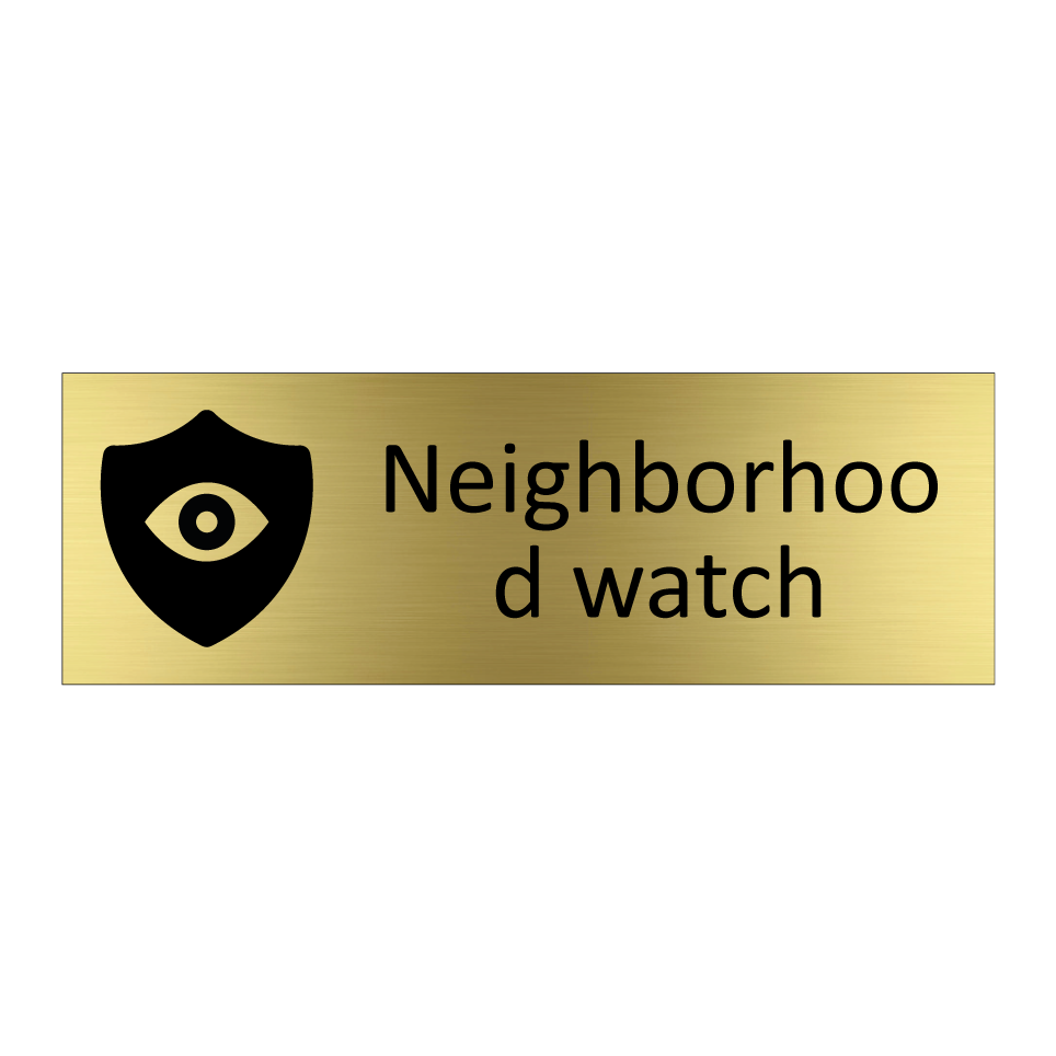 Neighborhood watch