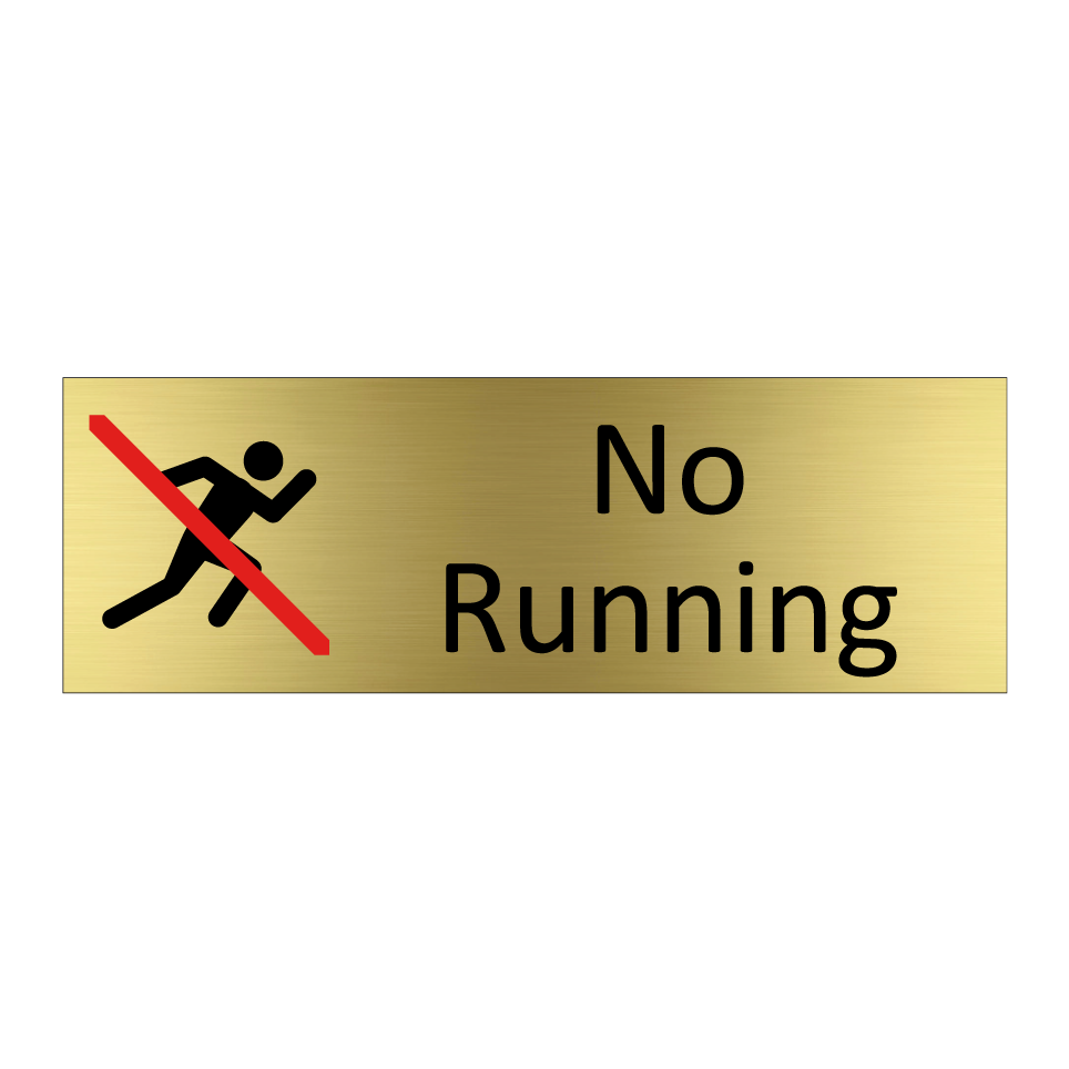 No Running