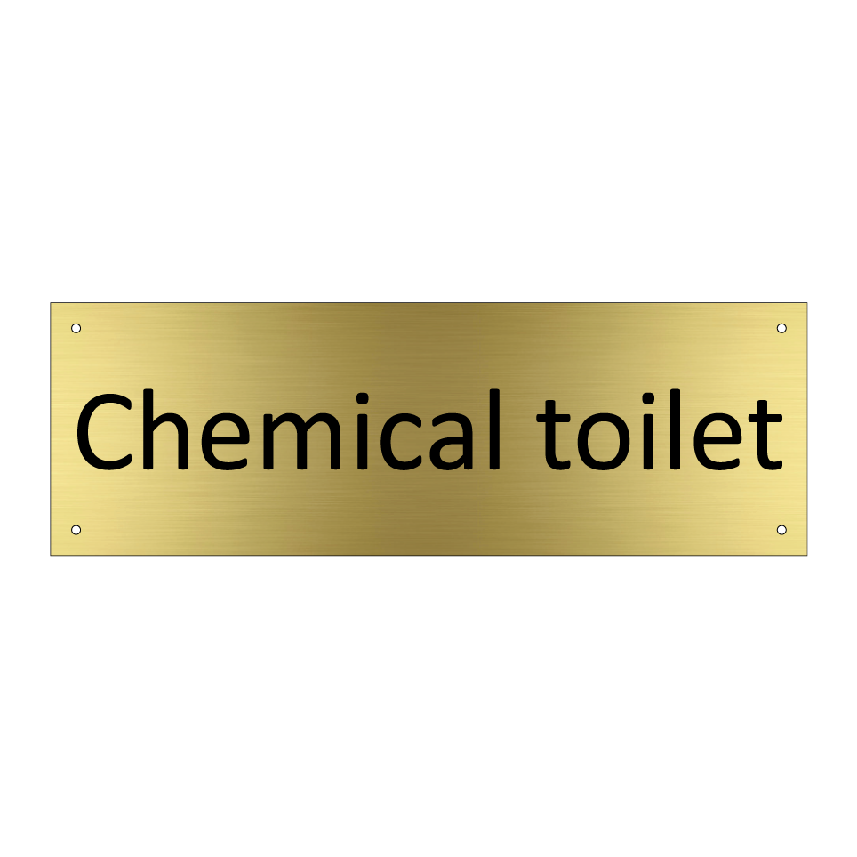 Chemical toilet
