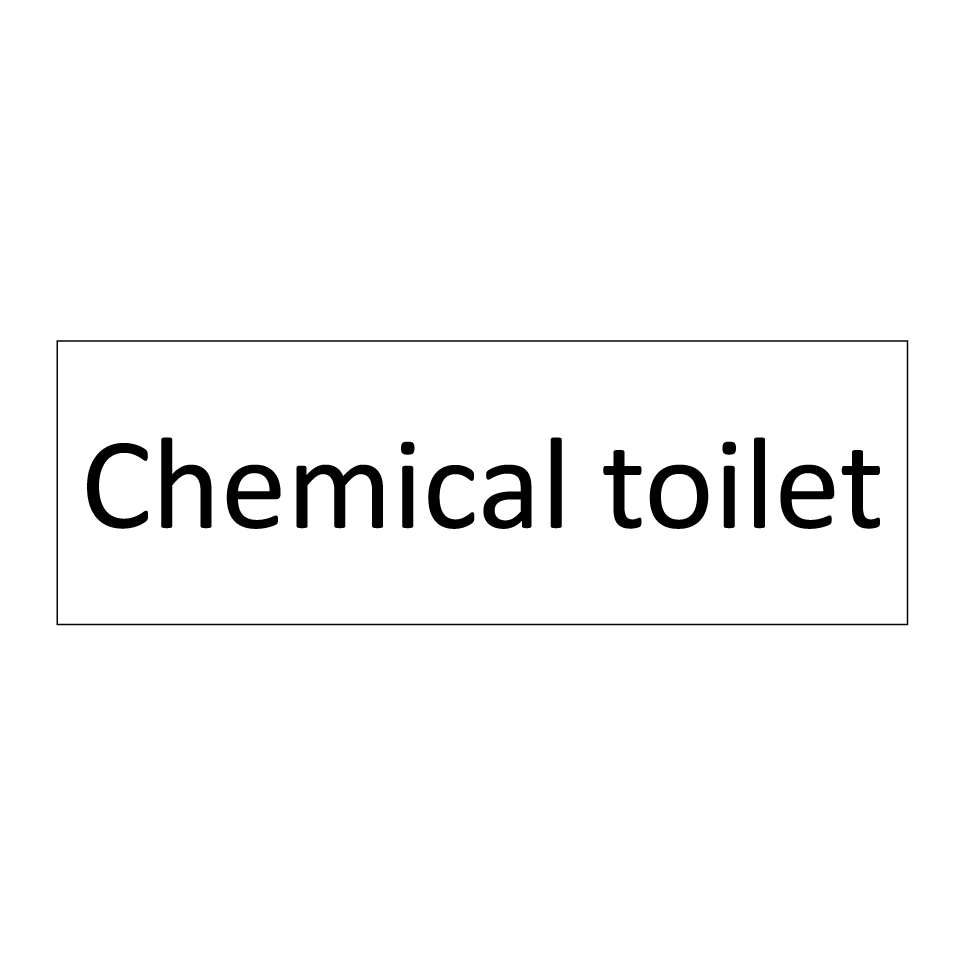 Chemical toilet