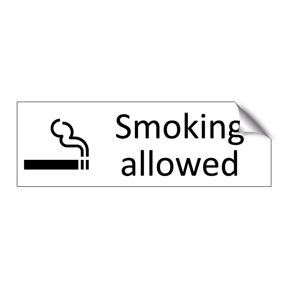 Smoking allowed