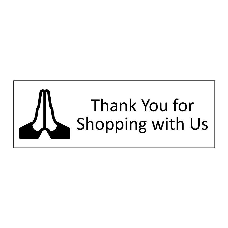 Thank You for Shopping with Us