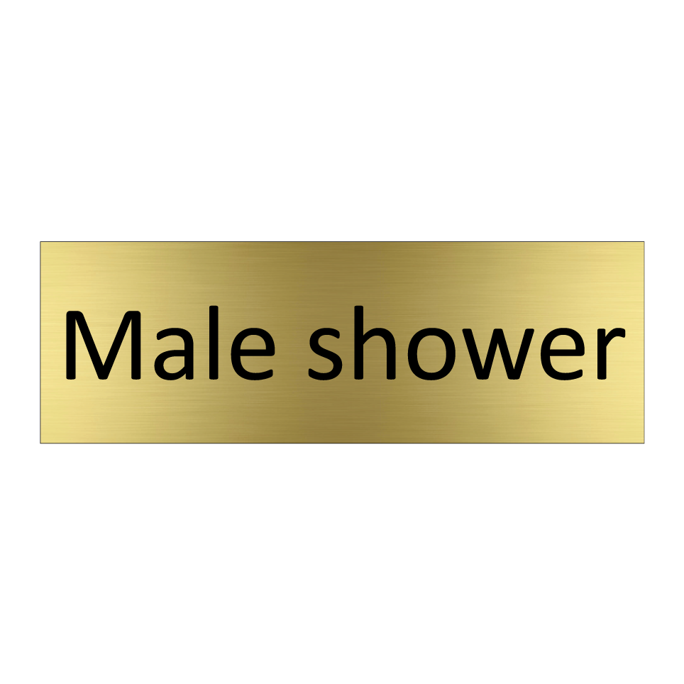 Male shower