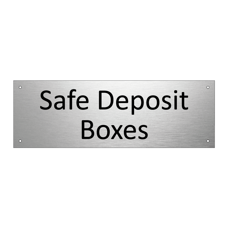 Safe Deposit Boxes